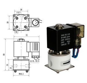 Alahot OEM/ODM Électrovanne personnalisée Haute résistance à la corrosion pour les milieux chimiques Conception de mini <span class=keywords><strong>clapet</strong></span> <span class=keywords><strong>anti</strong></span>-retour - Product Image 6