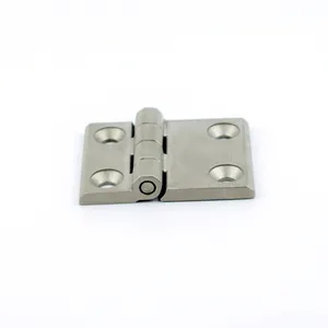 YC226工业橱柜门不锈钢304平铰链带4个孔