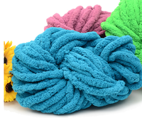 Hank Knitting Jumbo Super Soft Chunky Chenille Yarn