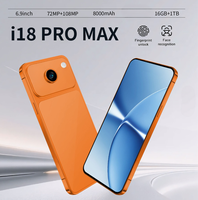 Smartphone Android 15 5G Octa Core 12 Go + 512 Go 6,9 pouces 108 MP 18 Pro Max