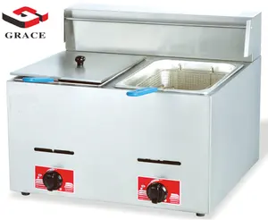 Snack Electric Fryers Commercial Chips Machine Potato Industrial Fried Oil Filter Chip Fat Deep Fryer