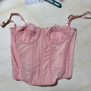 Yuanfeng Bán Buôn Eo Huấn Luyện Viên Shaper Phụ Nữ Sexy Lưới Áo Ngực Corset Gothic Mỏng Thời Trang Phố Xem Thông Qua Overbust Bustier Top - Product Image 6