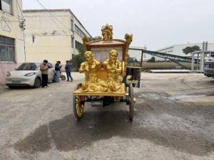 Véhicule de mariage Wagon <span class=keywords><strong>Cendrillon</strong></span> Citrouille Calèche Chariot touristique - Product Image 4