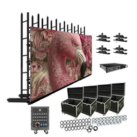 DJ Kabini Performansı P3.91 Yüksek Parlaklıklı LED Video Duvarı 500x500mm Hızlı Kurulumlu Kiralık Kulüp İçin
