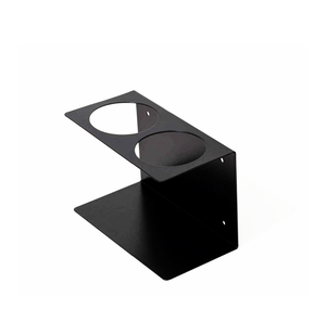 Porte-savon mural en acrylique noir personnalisé, <span class=keywords><strong>double</strong></span> porte-shampoing - Product Image 6