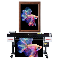 Impresora de Gran Formato LOCOR de Bajo Costo para Pancartas Flexibles de 1.8 m, Plotter de Impresión de Vinilo de 6 pies