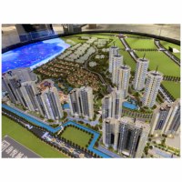 Le projet de conception d'appartements à l'échelle 3D de la conception architecturale du promoteur immobilier