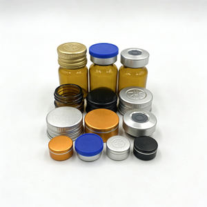 Vente Flash : Bouchon de Bouteille en Aluminium 20mm 24mm 28mm, Bouchon Antivol pour Liquide Oral, Couvercle en Aluminium - Product Image 1