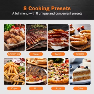 Friggitrice ad Aria Digitale 3000W con Motore DC, 4.5+6.5 Litri, 2 Cestelli, Grande Capacità 11L, Schermo a Colori, Doppio Cestello - Product Image 2