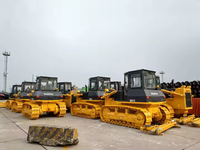 Mini-bulldozer Shantui SD13, marque de premier plan, moteur puissant de 105 kW, machinerie lourde de 13 tonnes avec composants de pompe à moteur principaux utilisés