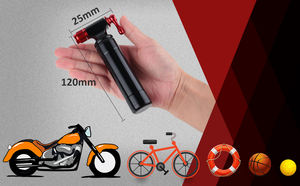 자전거용 미니 휴대용 전동 에어 펌프 CO2 타이어 공기 주입기 - Product Image 4