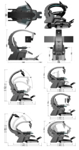 Offre spéciale CLUVENS UNICORN inclinaison zéro gravité avec cockpit chauffant et massant - Product Image 6