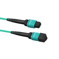 MPO/kabel bagasi MTP 24 Core/48 Core/12 Core OM3 kabel serat optik wanita digunakan untuk 8LC 12LC 16LC