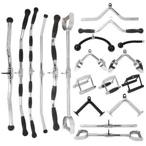 Accessoires d'équipement de gym BunnyHi LMJLG001, attaches réglables compatibles avec les supports de squat professionnels, poignées. - Product Image 4