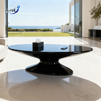 Table basse et ensemble de table à manger en fibre de verre, de luxe, moderne, européen, durable, de forme originale, personnalisable, pour salon