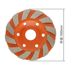 Mola a Tazza Diamantata 100mm per Uso Generale, Levigatura di Cemento, Piastrelle e Calcestruzzo, Produzione OEM Personalizzata - Product Image 1