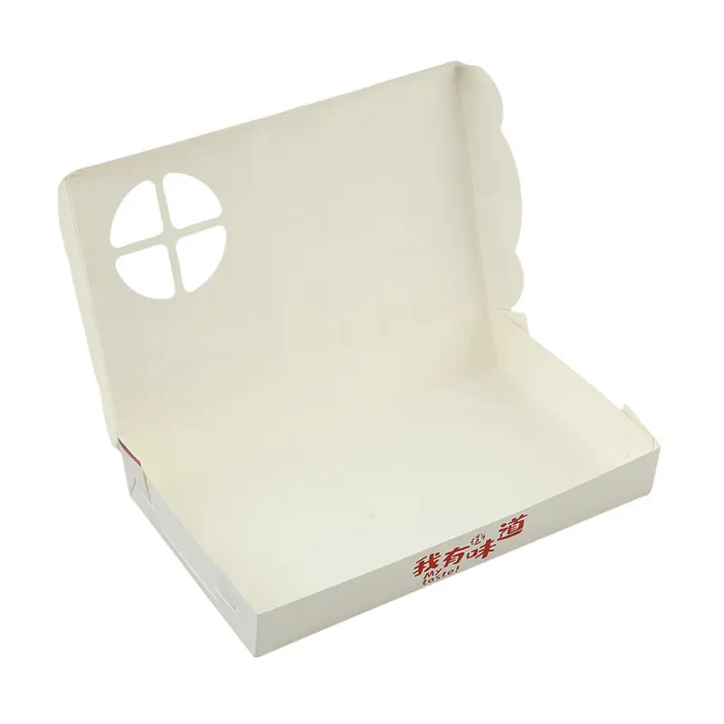 Customized China Manufacturer Wholesale White Cardboard Egg Tart Packing Pastry Dessert Cute Cartoon Pattern Packaging Paper Box