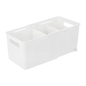 Contenedor de plástico rectangular Xitianlong para almacenamiento de alimentos, organizador de cocina con asas para refrigerios y condimentos - Product Image 5