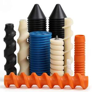 Custom Milling Machining <b>Conveyor</b> Screw Sawdust Small Big Auger Pe Uhmwpe1000 Nylon Spiral Screws for Plastic - Product Image 1