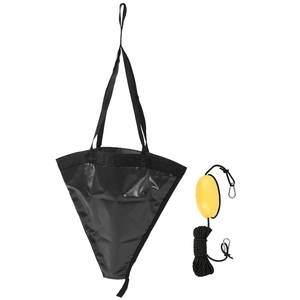 Ensemble d'ancres flottantes portables de 24 pouces <span class=keywords><strong>pour</strong></span> yacht, bateau pneumatique, <span class=keywords><strong>kayak</strong></span>, bateau de pêche, noir - Product Image 2