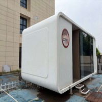 Module de conférence mobile modulaire Apple Cabin pour Teams, bureau portable, conteneur étanche en acier/aluminium