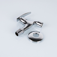 Robinets d'eau de jardin muraux robinet pleine grandeur 1/2-3/4 ''eau chaude froide robinet à bavette en laiton tuyau Bibcock