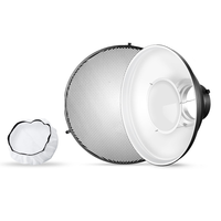 Diffuseur en nid d'abeille de 30 cm/42 cm/55 cm, plat de beauté pour la photographie en studio, réflecteur pour lumières et flash
