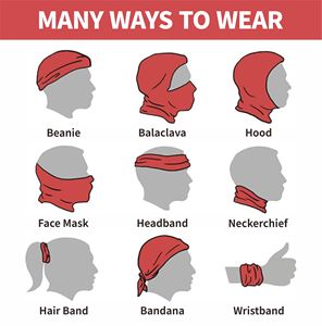 Impression personnalisée multicolore Spandex Cooling Riding Neck Scarf Neck Silk Scarf Bikers - Product Image 6