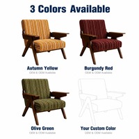 Fauteuil simple moderne rétro en gros, 3 couleurs, style vintage pour réception, salon, bureau – Fournisseur direct de mobilier