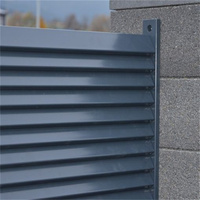 Garde-corps en aluminium Volets Clôture Panneaux métalliques Jardin Villa Terrasse Métal aluminium enduit de poudre Custom ODM OEM