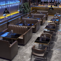 Canapé en cuir classique de luxe, mobilier personnalisé pour discothèque, bar, hôtel, restaurant