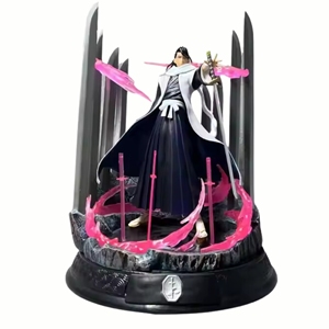 2023 populaire 32.5cm 12.9 pouces BLEACH <span class=keywords><strong>Kuchiki</strong></span> Byakuya Original haute qualité modèle Figura BLEACH figurine Anime Figure - Product Image 1