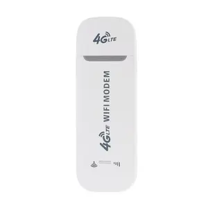 4G WiFi Router 100Mbps USB Modem Wireless Broadband Mobile Hotspot LTE 3G/4G Unlock Dongle with SIM Slot Stick Date Card