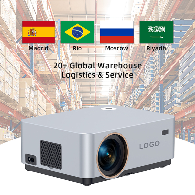Mini 4K Smart Portable Projector Video Android  Proyector Mini  Beamer Smart TV Cinema Projector 4k Outdoor Projector