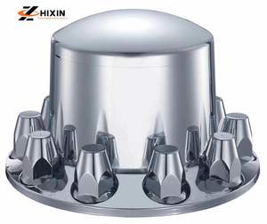 Zhixin 33mm à visser ABS chromé écrou de roue couvre écrou de roue couvre couvercle d'écrou de camion - Product Image 4