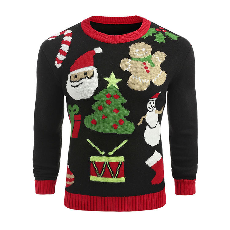 Santa Printing Sweater