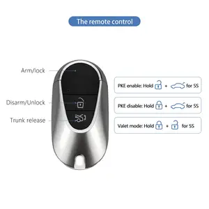 EASYGUARD Smart Key PKE passive keyless entry fit for benz cars with factory OEM push start button remote trunk release
