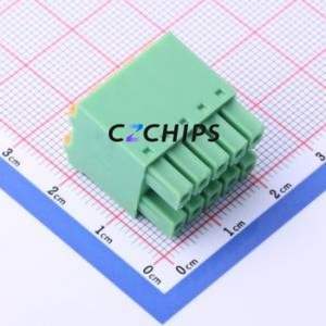 KF2EDGKNH-3.81-2*5P Plug-in Terminal Block P=3.81mm Connector ( Connector Type: Plug )( Construction: 2x5P )( Pitch: 3.81mm ) - Product Image 2