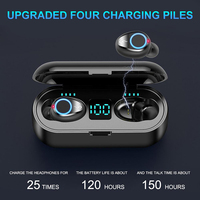 Écouteurs sans fil Bluetooth 5.0 Tws F9, casque, oreillettes avec affichage Led, Power Bank, nouveau,
