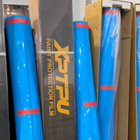 Película Protectora de Pintura para Automóviles (PPF) de TPU Transparente de Alta Calidad, No Amarillea, con 10 Años de Garantía, Precortada, con Capa Azul, para Plotter