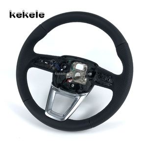 Volant de direction personnalisé en fibre de carbone et cuir, accessoires de voiture pour <span class=keywords><strong>Audi</strong></span> A6 A7 A8 S6 S7 S8 RS6 RS7 <span class=keywords><strong>SR</strong></span> - Product Image 4