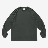 T-shirt à manches longues HEALY - Chemise décontractée unie tendance pour homme, été