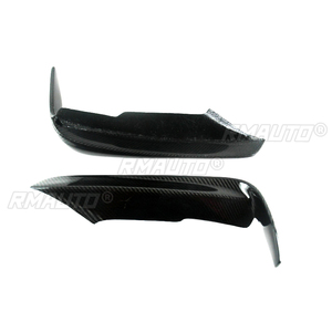 2 Piezas para BMW Serie 3 320/328/330/F30/F35 MAD 2012-2018, Alerones Delanteros de Fibra de Carbono Real, Divisores de Parachoques, Aletas, Spoiler, Molduras - Product Image 4