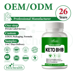 Capsules minceur OEM Acv Keto Diet, pilules brûle-graisses, compléments énergétiques amincissants, produits alimentaires, capsules molles BHB Keto - Product Image 1