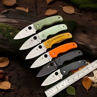 Couteau pliant Spider C229 G10 avec poignée OEM, haute dureté, pour le camping, la survie, la pêche en plein air, outil EDC, couteau de poche DIY