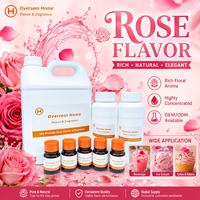 Arôme alimentaire soluble dans l'eau à la rose pour boissons, qualité export, petite production OEM, arôme stable pour thé aux fruits et boissons pétillantes