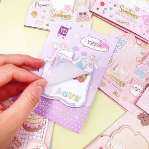 Ins Pocket <b>Sticky</b> <b>Notes</b>, Cute Irregular Shape Memo <b>Note</b> Paper Decorative Message Stickers Stationery Wholesale - Product Image 3