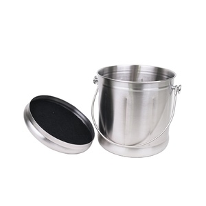 <strong>Large</strong> 7L Stainless Steel Composter Waste Pail Indoor Countertop <strong>Kitchen</strong> Recycling <strong>Bin</strong> - Product Image 5