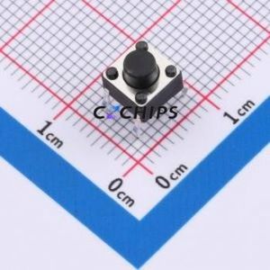 ZX-QC66-5.5CJ Tactile Switch Through hole Component (THT),6x6mm Switch Single Pole Single Throw Round Button 2.6N Through Hole - Product Image 1