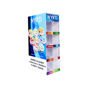 Présentoir vertical autoportant pour sachets de nicotine NYKD, en plastique avec finition brillante, moderne, pour intérieur, pré-assemblé - Product Image 4